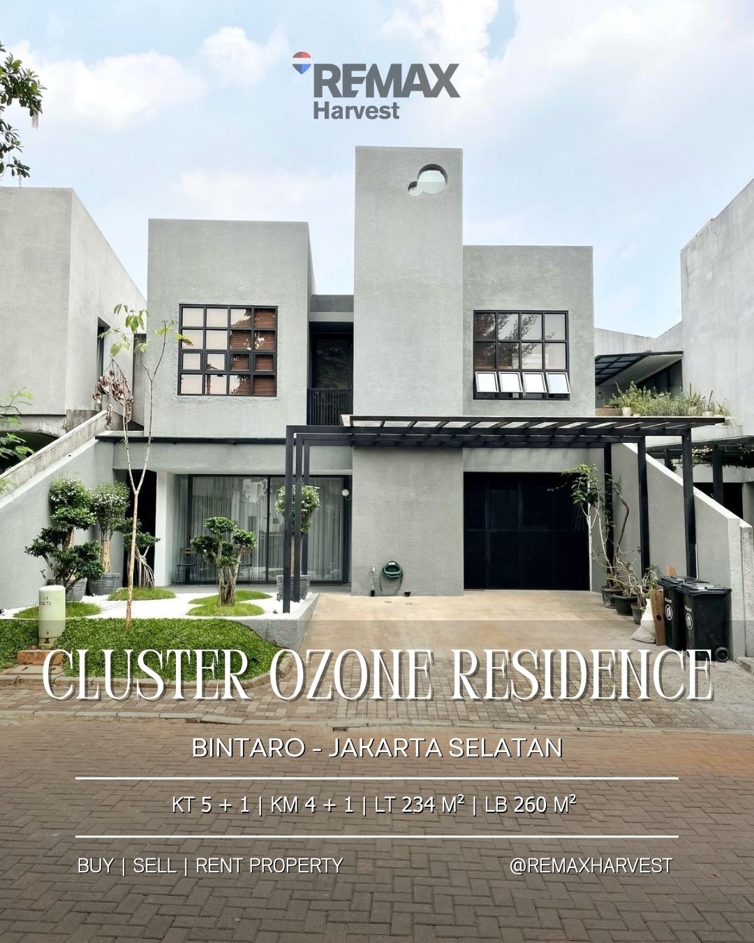 Rumah Cluster Ozone Residence Bintaro